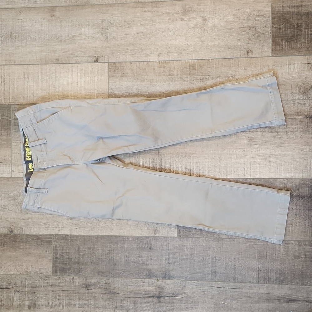 Lee X-Treme Comfort boys pants sz 10R, gray